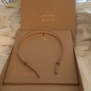 Rose gold metal headband